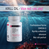 Neobotanics Polar Plankton Omega-3 Plus výhodné balení kapslí s olejem z antarktického krilu  3×60 kapslí