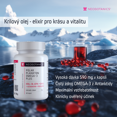 Neobotanics Polar Plankton Omega-3 Plus capsules with Antarctic Krill Oil 60 capsules