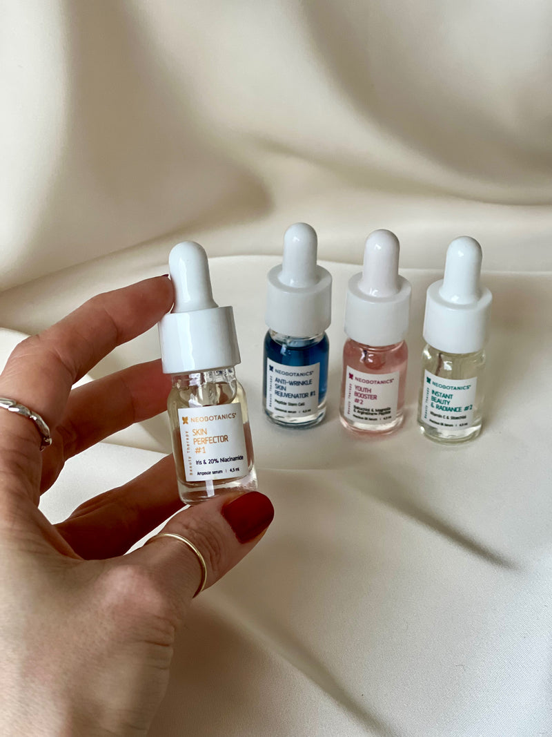 Entdeckungsset Hautserum 4 x 4,5 ml