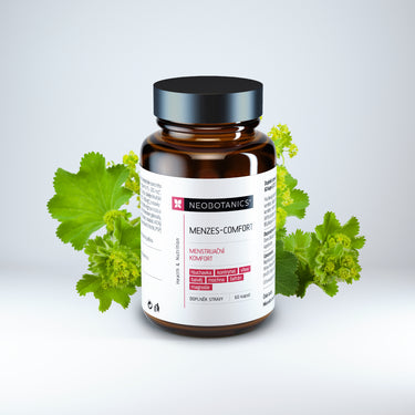 Neobotanics Menzes-Comfort Kräutermischung mit den Vitaminen B6 und B12 für mehr Wohlbefinden während der Menstruation, 60 Kapseln